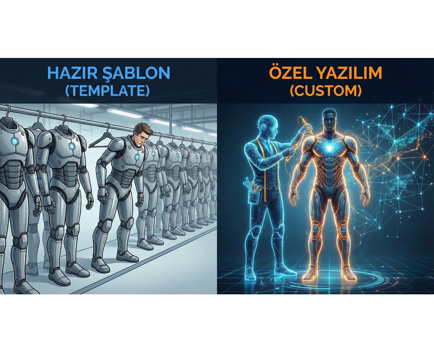 Habil Çakır olarak, modern web tasarım trendlerini güçlü yazılım sistemleri ile birleştirerek markanız için ölçeklenebilir dijital çözümler üretiyorum.