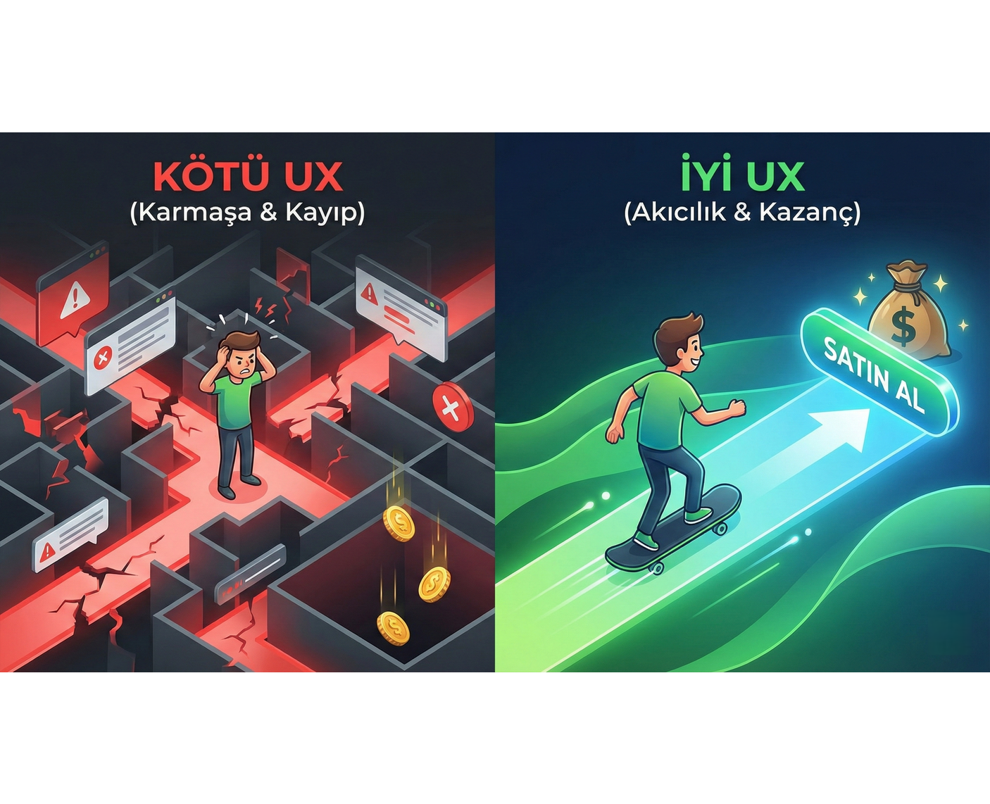 habilcakir.com blog Kullanıcı Deneyimi Nedir ve Satışları Nasıl Artırır Habil Çakır olarak, modern web tasarım trendlerini güçlü yazılım sistemleri ile birleştirerek markanız için ölçeklenebilir dijital çözümler üretiyorum.